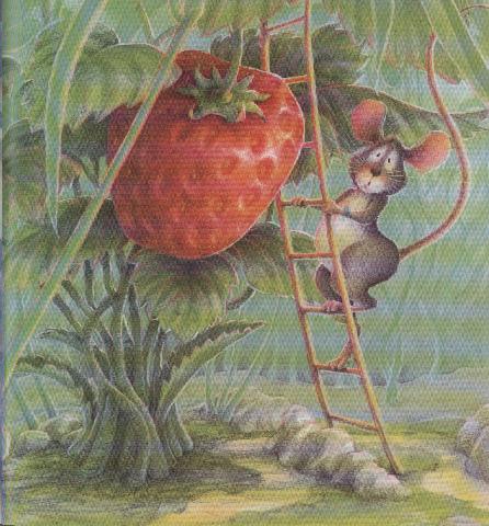 The Little Mouse, the Red Ripe Strawberry, and the Big Hungry Bear story telling time (05),绘本,绘本故事,绘本阅读,故事书,童书,图画书,课外阅读